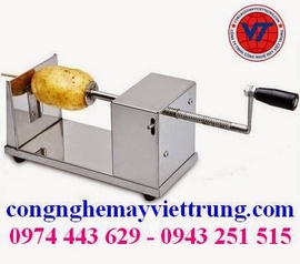 Bán máy thái lốc xoáy khoai tây, máy thái khoai tây lốc xoáy