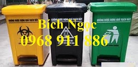 Thùng rác nhựa công nghiệp, thùng rác y tế 15l, thùng rac composite giá rẻ