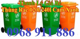 Thùng Rác 120 Lít , 240 Lit, 660 Lít Giảm Giá Cực Sốc