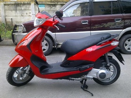 Fly Piaggio 125IE, mua 213 màu đỏ, ít có, 1 chủ, zin 100%