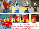 Tp. Hồ Chí Minh: Thùng rác hình con vật, thùng rác nhựa 2 bánh xe, thùng rác compiste rẻ nhất CL1683436