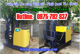 Xe nâng điện cũ Komatsu 1. 8t - 3m, 1. 5t-3m, giá cực rẻ (Lh 0975 792 837)