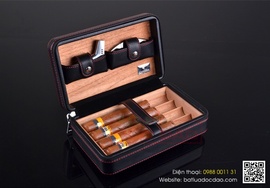 Bán bật lửa cigar, hộp đựng cigar, dao cắt cigar Cohiba S001 (phụ kiện cigar)