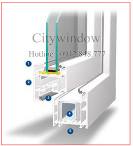 !! Cửa nhựa lõi thép uPVC cho công trình hiện đại