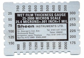 Thước đo độ dày màng sơn ướt Sheen REF 1150