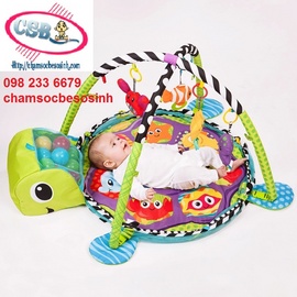 Thảm nằm chơi kết hợp nhà bóng Infantino – km giảm giá