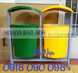 cung cấp thùng rác composite, thùng rác composite 55 lít, thùng rác 80L composite