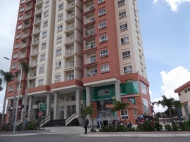 Cần cho thuê gấp căn hộ Trương Đình Hội , Dt 95m2, 2 phòng ngủ, trang bị nội th