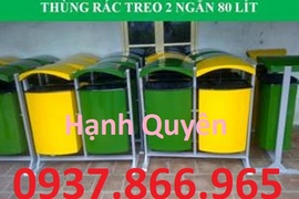 thùng rác, thùng rác công cộng, thùng rác nhựa 240lit, thung rac gia re