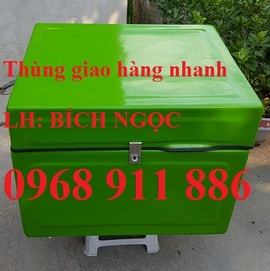 Thùng giao cơm, thùng gắn sau xe máy, thùng giao bánh pizza