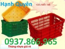 Vĩnh Phúc: thùng nhựa rỗng giá rẻ, kệ nhựa to 719, sóng nhựa hở, rổ nhựa công nghiệp CL1693891P2