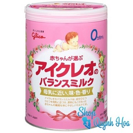 Bán buôn, bán lẻ sữa Nhật: Glico Icreo, Meiji, Morinaga, Snowbaby và Wakodo.