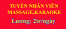 Tp. Hồ Chí Minh: Tuyển Nhân Viên Massage, Karaoke CL1665768