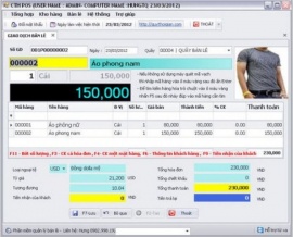 Phần mềm bán hàng cho Shop thời trang GIÁ RẺ tại Cần Thơ