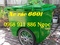 [4] Xe đẩy rác ,xe quét rác, xe rác 660l, xe rác 1000l 3 bánh lớn, xe gom rác giá rẻ