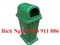 [4] Thùng rác nhựa 2 bánh xe, thùng rac môi trường xanh, thùng chứa rác thải