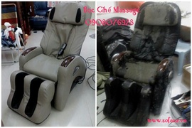 Sửa ghế massage tại nhà - Thay da ghế massage tai TPHCM