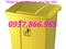 [2] thùng rác y tế 240lit, túi rác thải tái chế, hộp đựng vật sắc nhọn