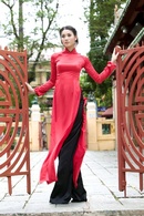 Hoa hậu Áo dài Lê Thị Mây không khoe thân vẫn quyến rũ NEWS7273