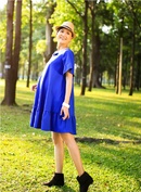 Đầm bầu màu Blue Jay của AnnaNina NCAT40_66