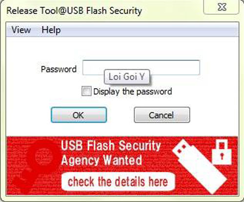 Cài đặt mật khẩu truy cập USB để bảo vệ dữ liệu, Vi tính - Internet, Cai dat mat khau truy cap USB, mat khau USB, cai dat mat khau, USB, bao ve du lieu, vi tinh, internet, phan mem USB Flash Security, USB Flash Security