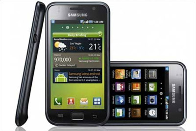 Samsung Galaxy S sử dụng màn hình Super Amoled.