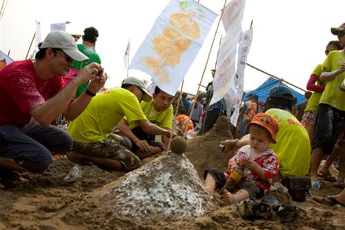 Những ngôi tháp cát ở Ban Xieng Men