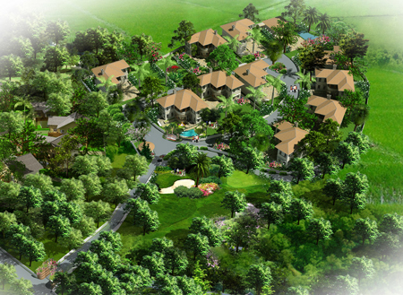 Mở bán biệt thự nhà vườn Green Oasis Villas Xuân Mai