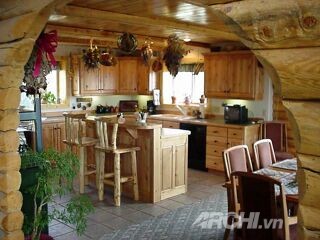Mộc mạc với phòng bếp phong cách rustic - Archi