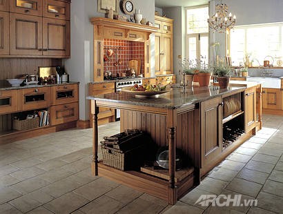 Mộc mạc với phòng bếp phong cách rustic - Archi