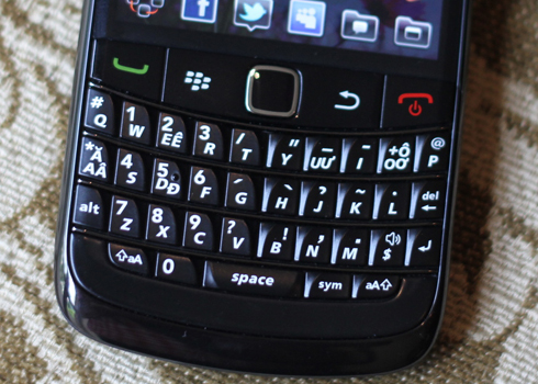 RIM cho ra mắt BlackBerry Bold 9780 phiên bản tiếng Việt