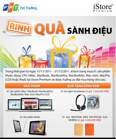 Rinh quà sành điệu cùng iStore Premium