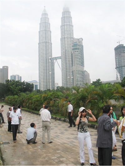 Tháp đôi ở Thủ đô Kualalumpur - điểm đến không thể thiếu trong hành trình khám phá Malaysia Ảnh: Phong Cầm