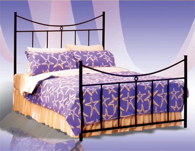 Phòng ngủ đẹp với giường sắt nghệ thuật - Archi