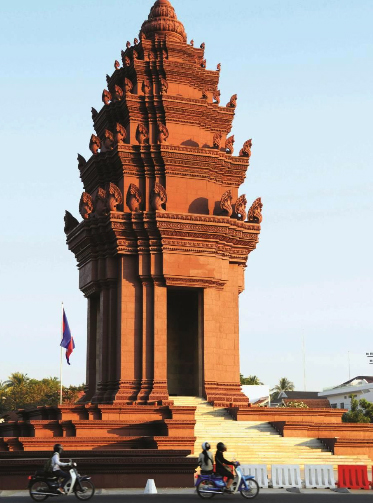Đài Độc lập - Trung tâm Phnom Penh.