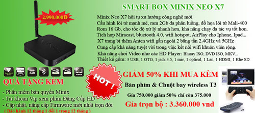 Giảm 50% giá trị bàn phím khi mua Smart box TV Minix lõi tứ - 4